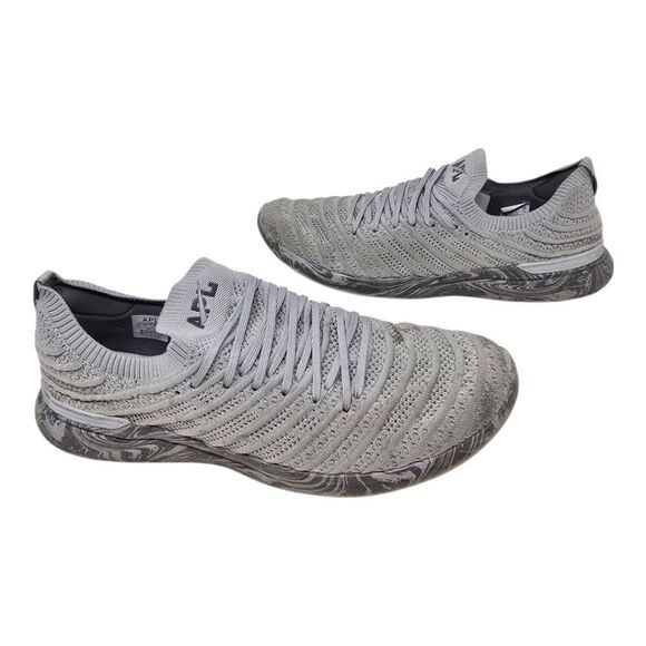 APL Athletic Propulsion Labs Gray Techloom Wave Mens Running Sneakers Size 13 - Picture 2 of 15